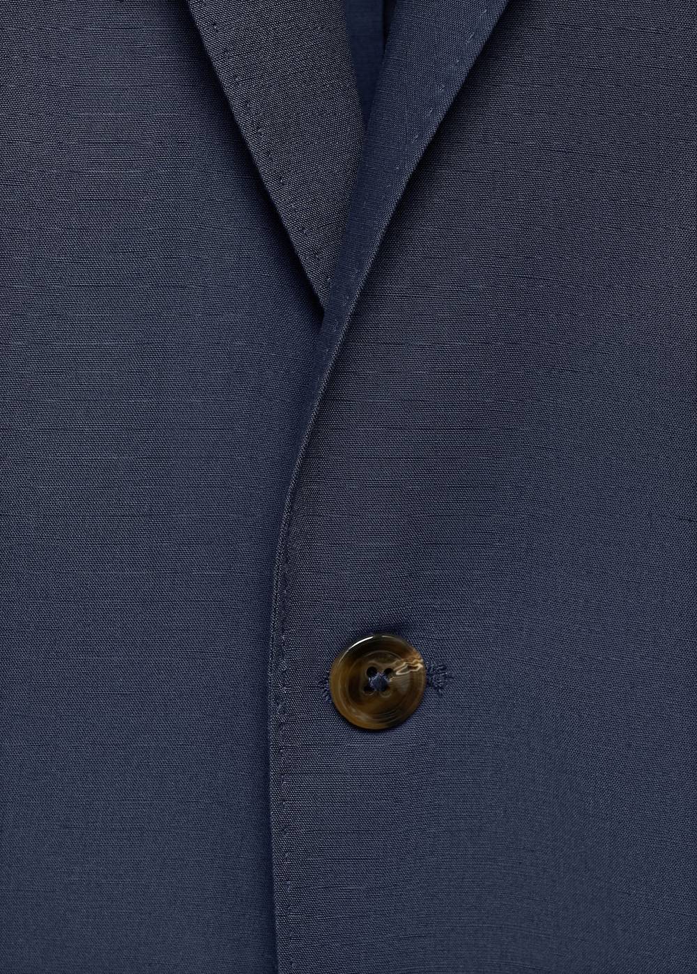 Mango Slim Fit-Anzugsakko Aus Stretchbaumwolle