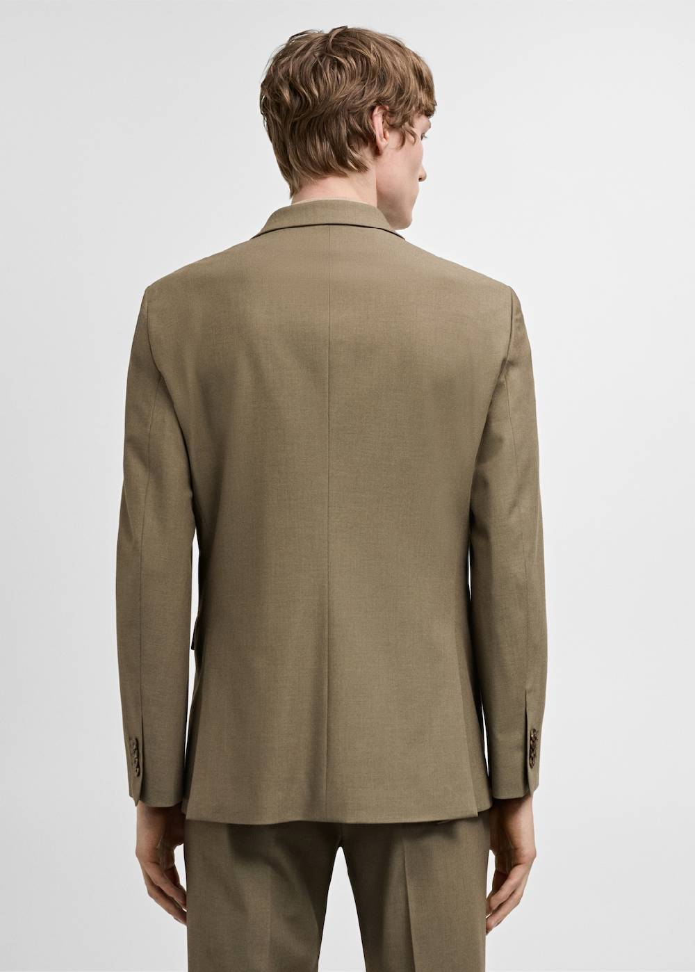 Mango Slim Fit-Anzugsakko Aus Stretchbaumwolle