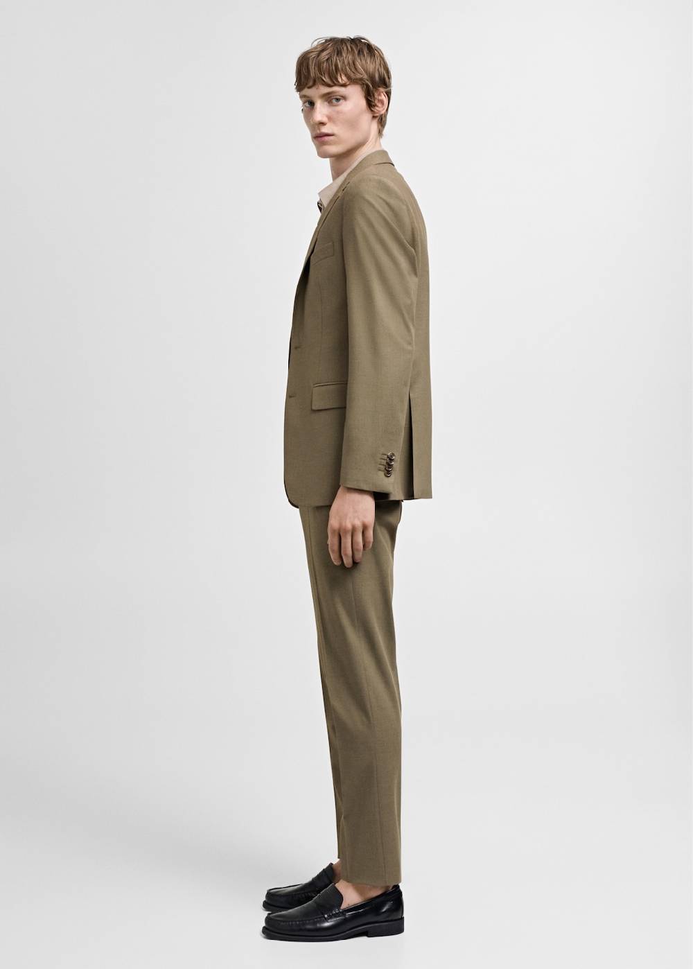 Mango Slim Fit-Anzugsakko Aus Stretchbaumwolle