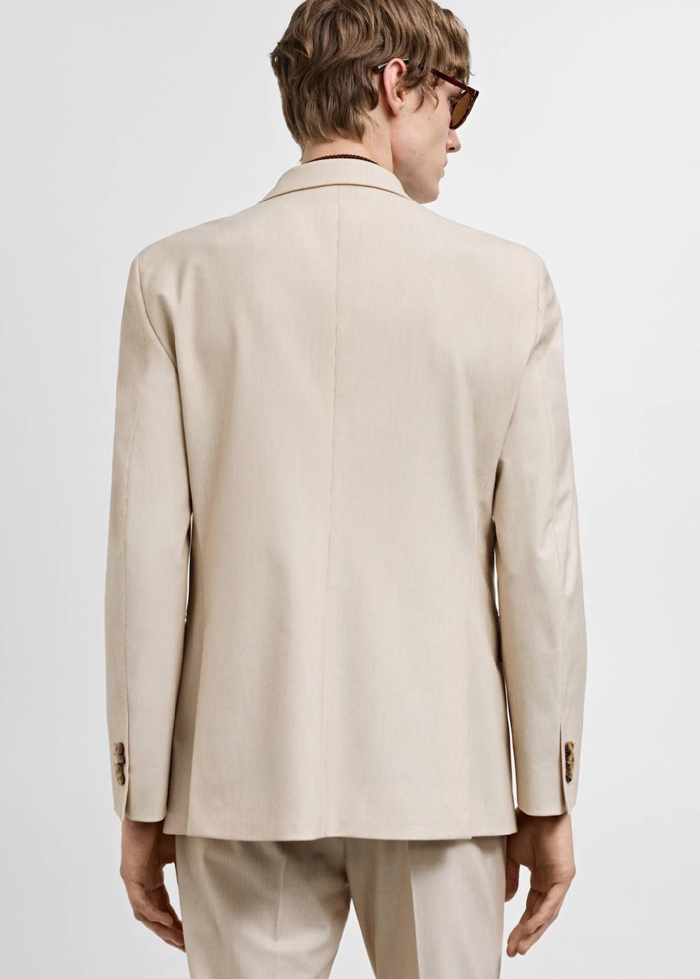 Mango Slim Fit-Anzugsakko Aus Stretchbaumwolle