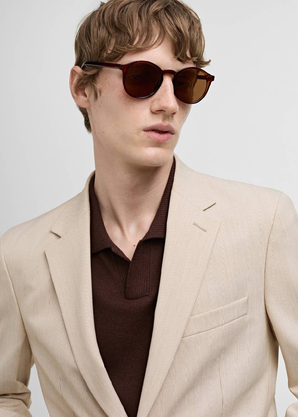 Mango Slim Fit-Anzugsakko Aus Stretchbaumwolle