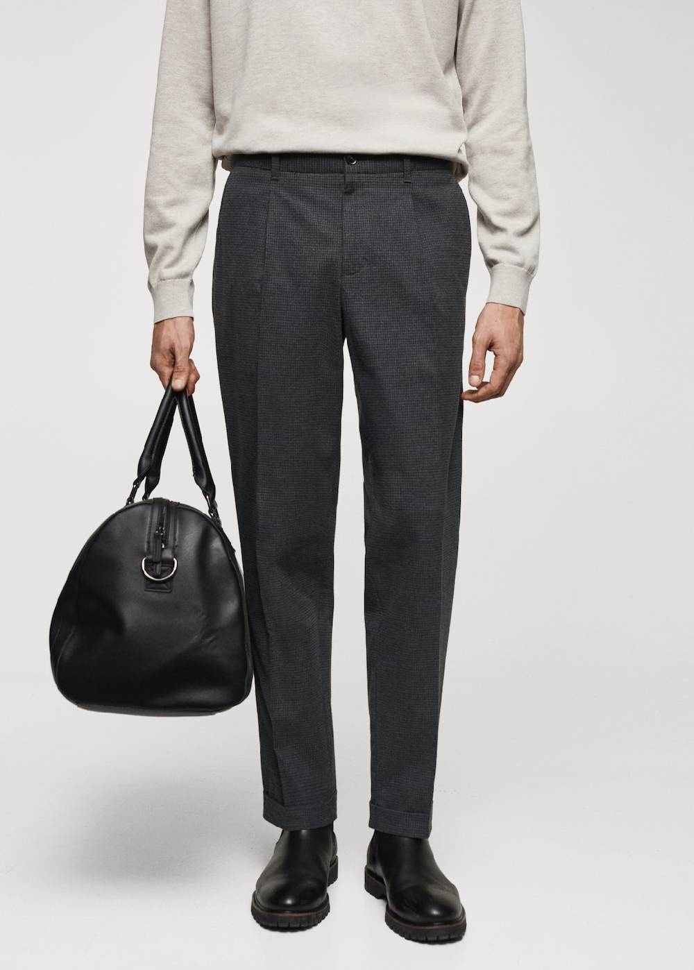 Mango Slim Fit-Baumwollhose