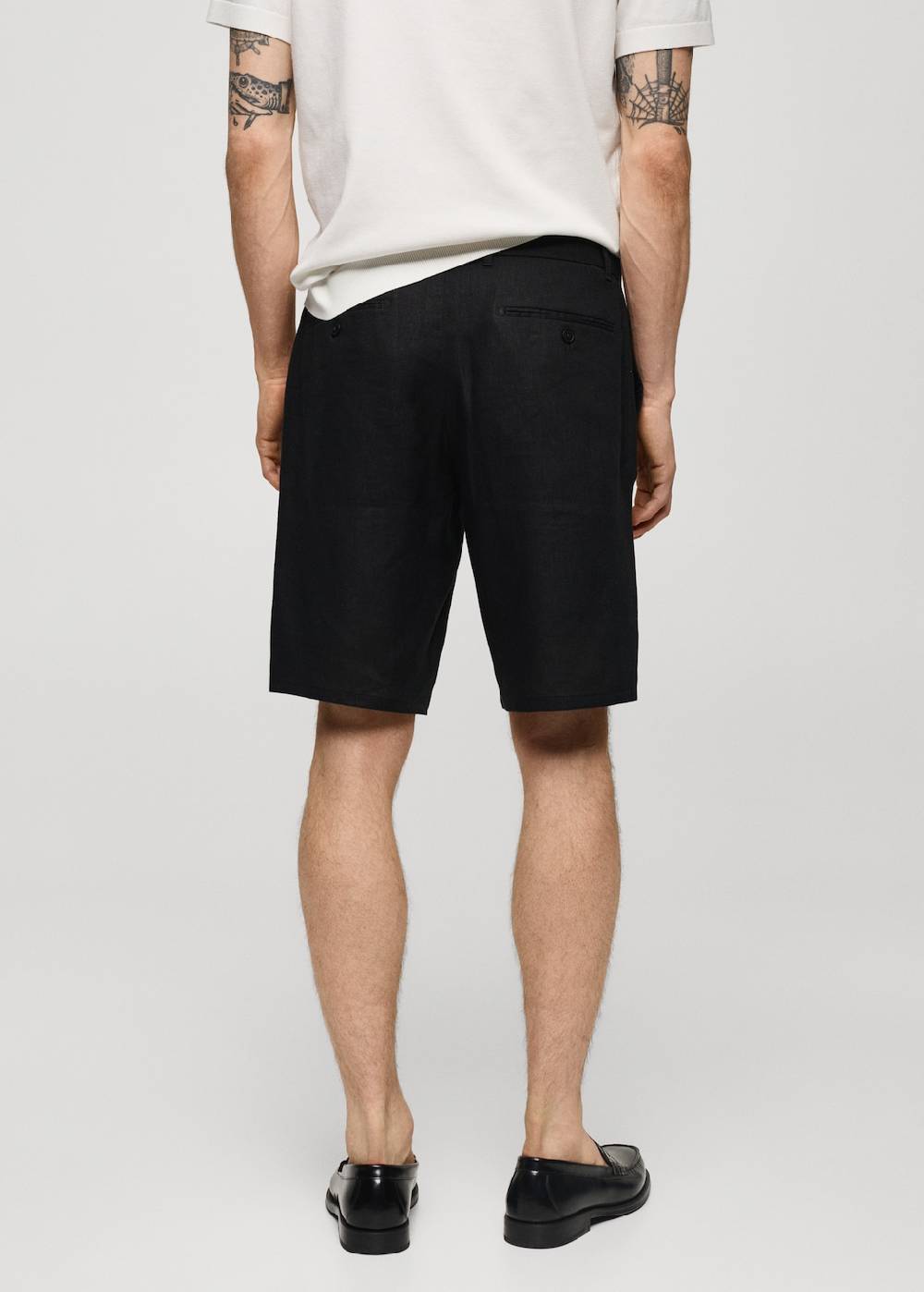 Mango Slim-Fit-Bermudashorts Aus 100 % Leinen