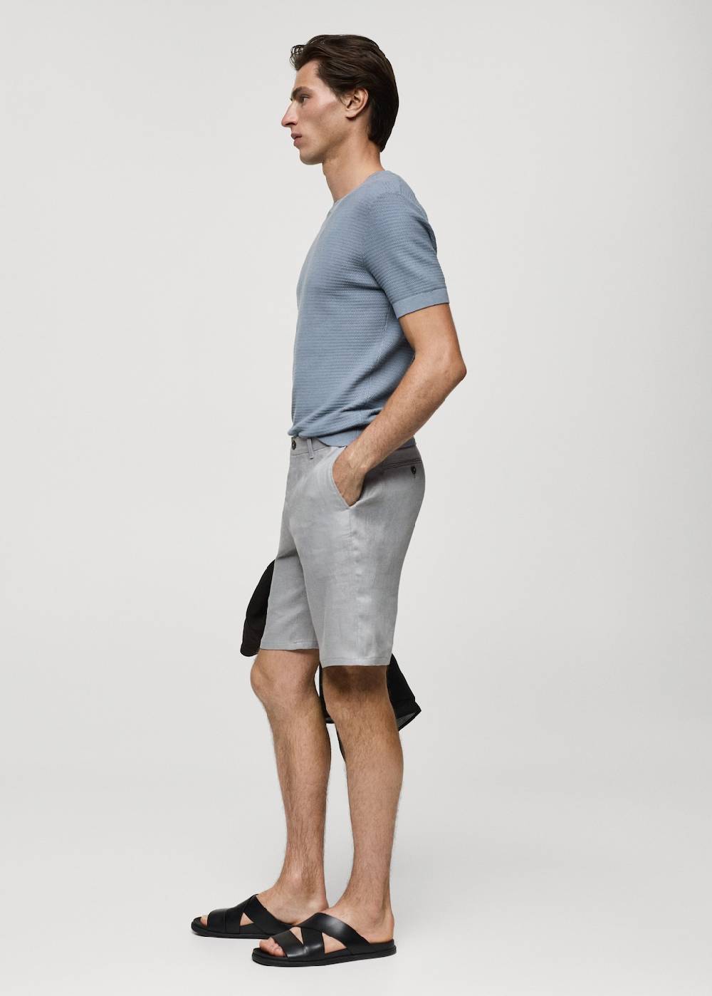 Mango Slim-Fit-Bermudashorts Aus 100 % Leinen