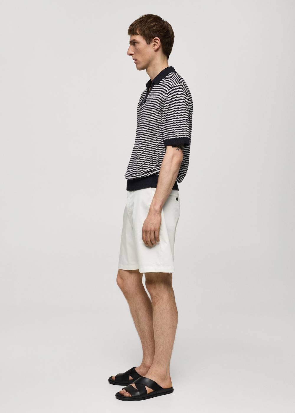Mango Slim Fit-Bermudashorts Aus Baumwolle