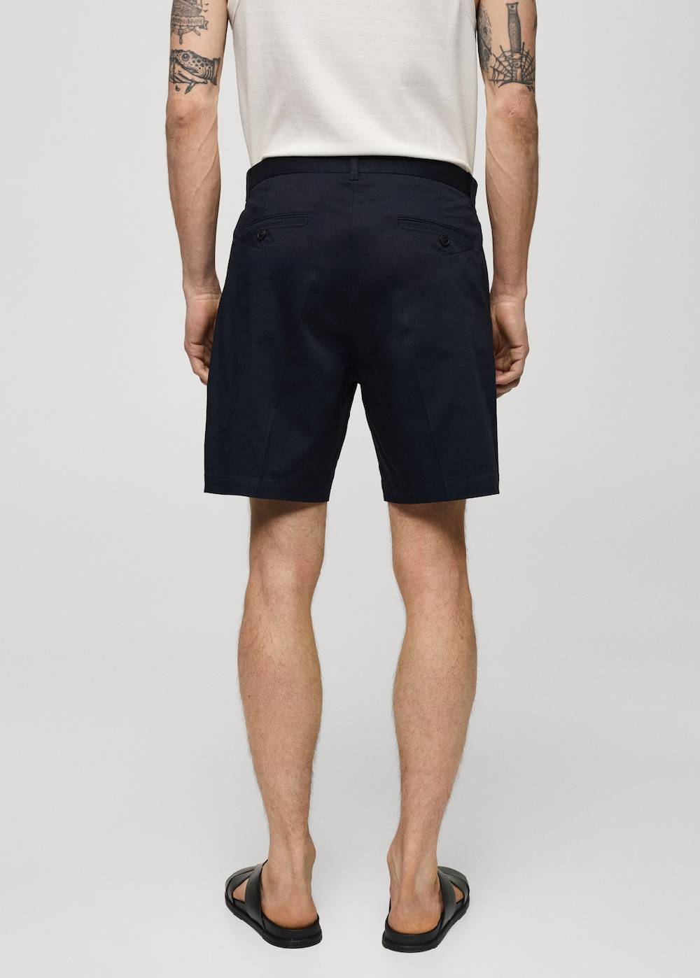 Mango Slim Fit-Bermudashorts Aus Baumwolle