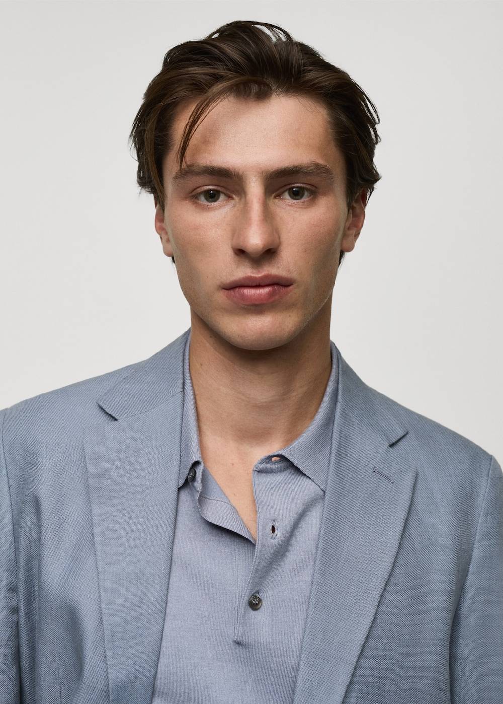 Mango Slim Fit-Blazer Aus 100 % Leinen