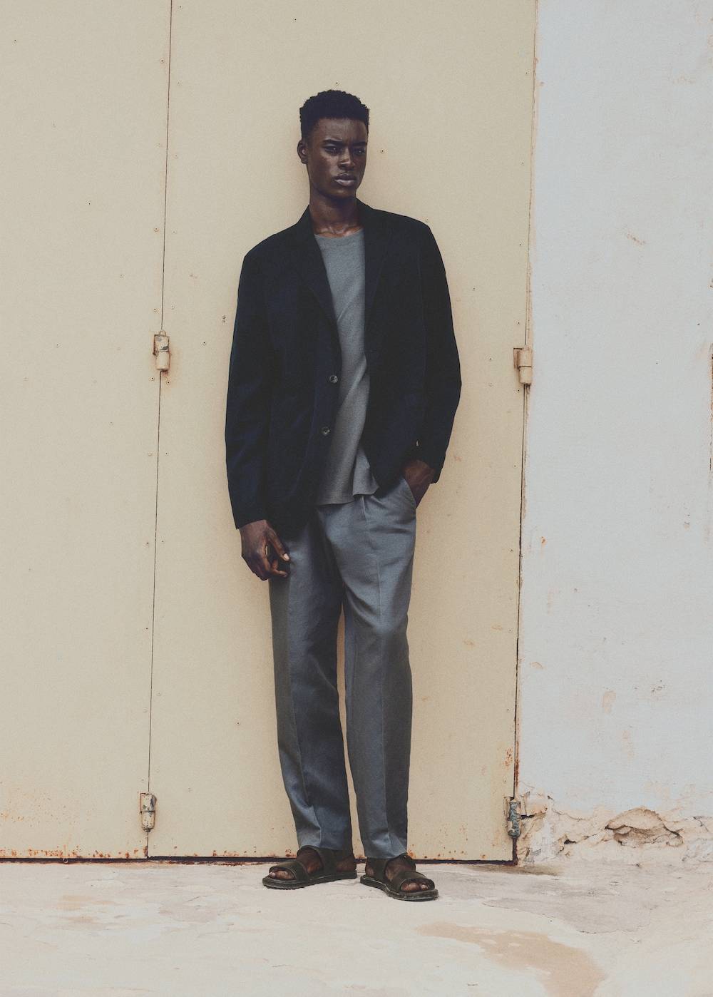 Mango Slim Fit Blazer Aus Leinen Mit Baumwolle