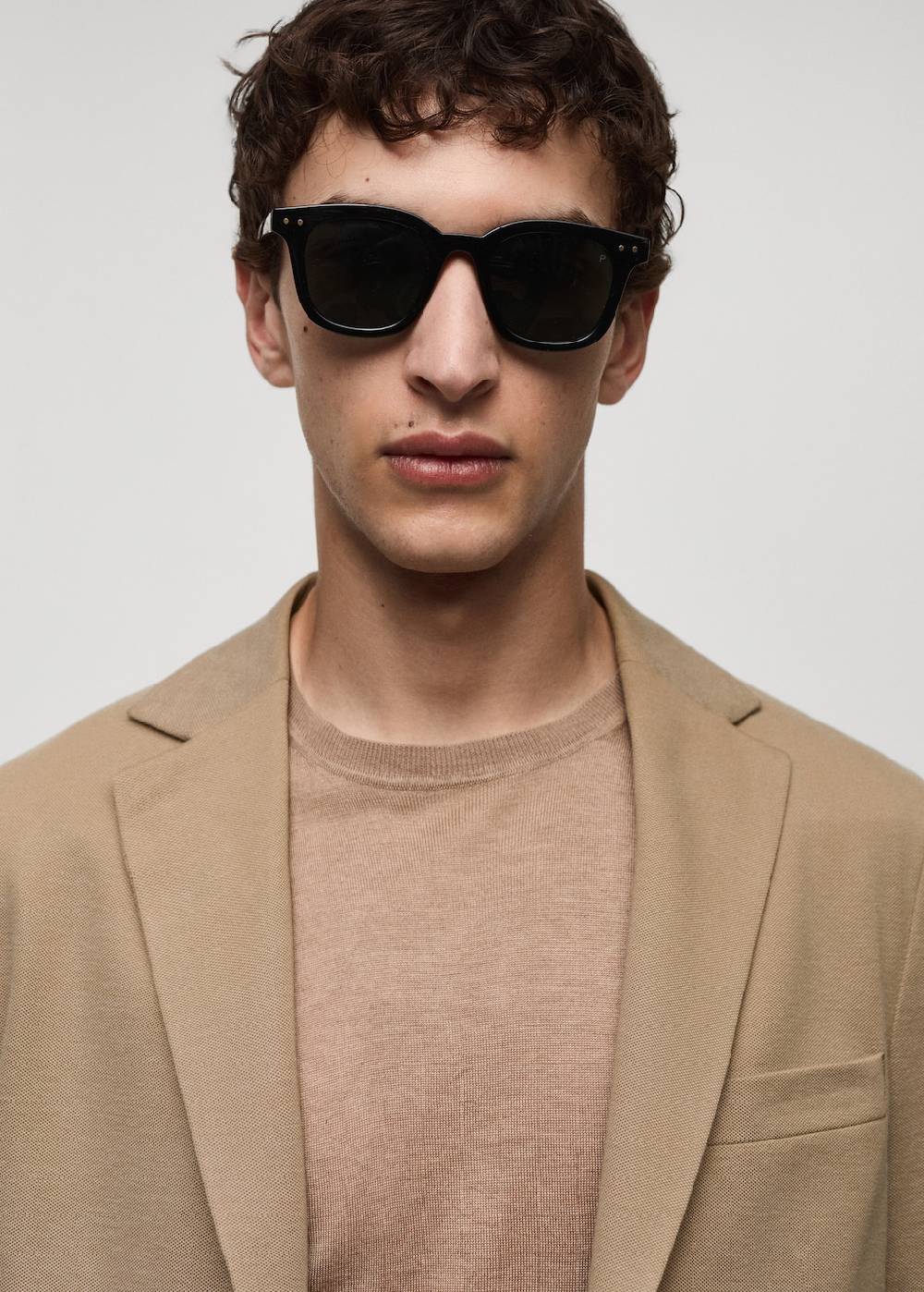 Mango Slim Fit Blazer Mit Mikrostruktur