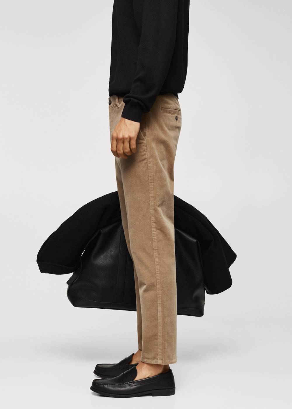 Mango Slim Fit-Cordhose Mit Kordel