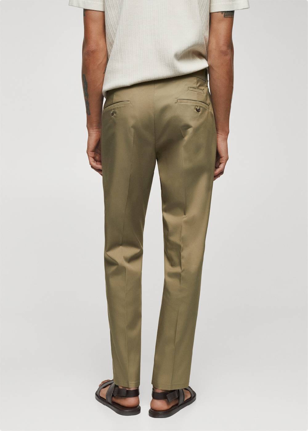 Mango Slim Fit-Hose Aus Lyocell