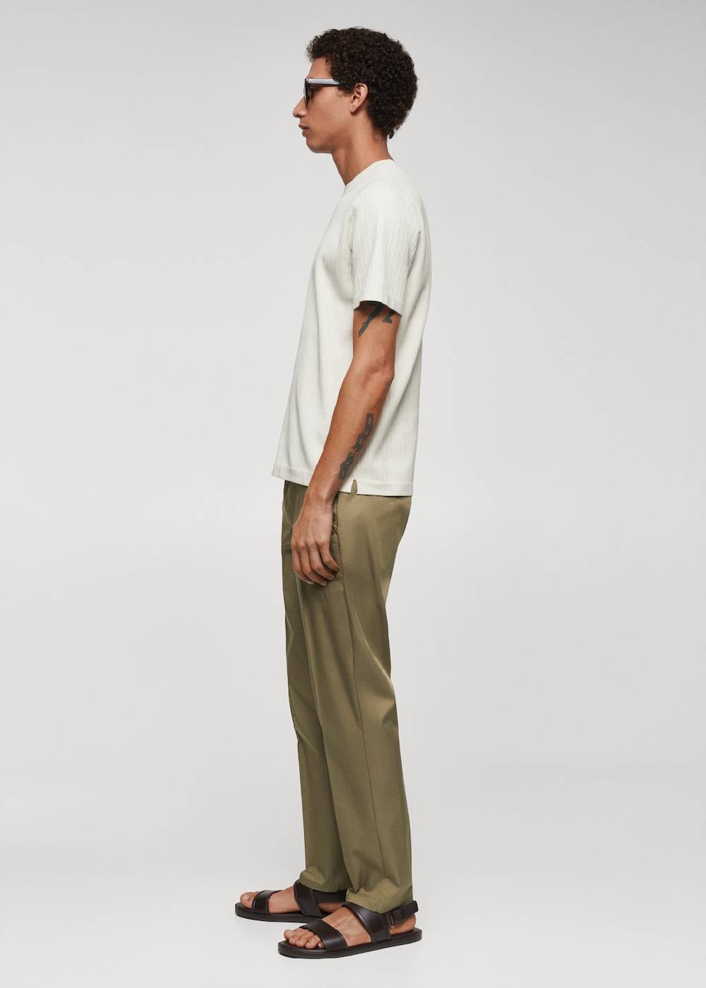 Mango Slim Fit-Hose Aus Lyocell