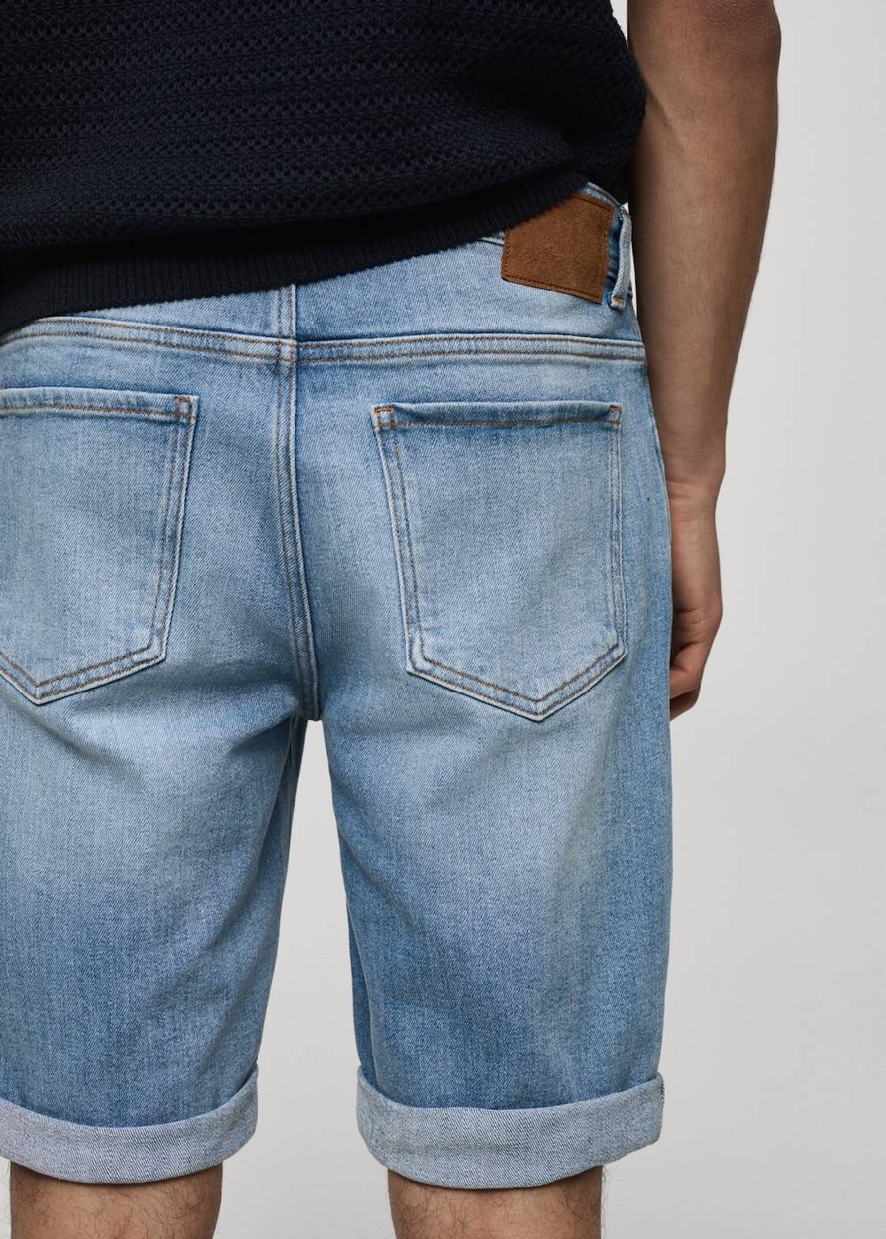 Mango Slim Fit-Jeans-Bermudashorts