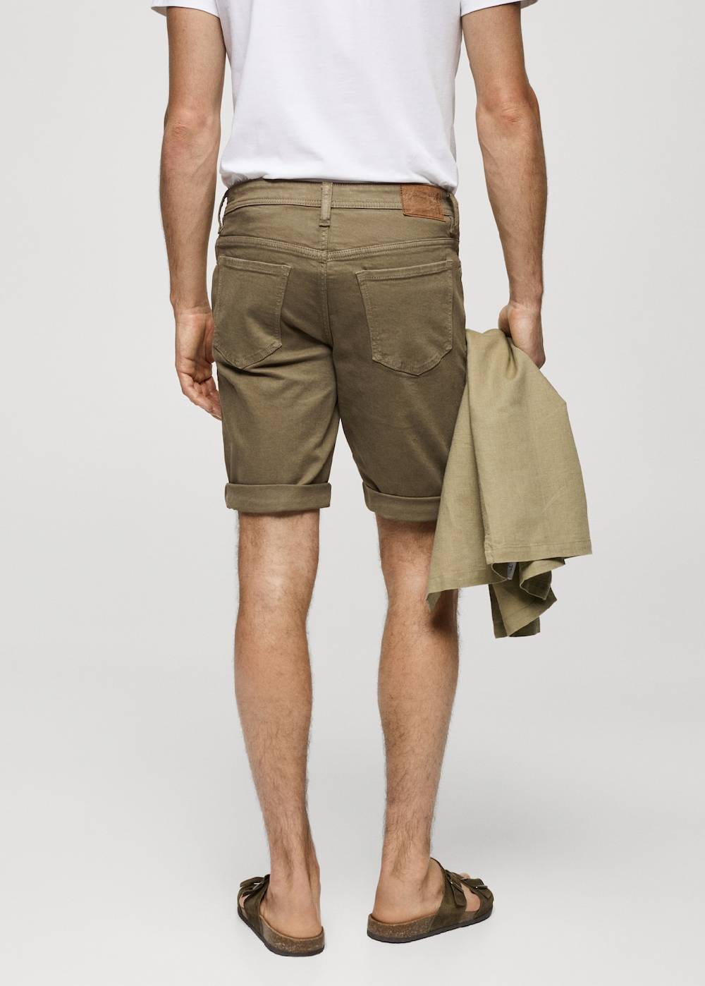 Mango Slim Fit-Jeans-Bermudashorts