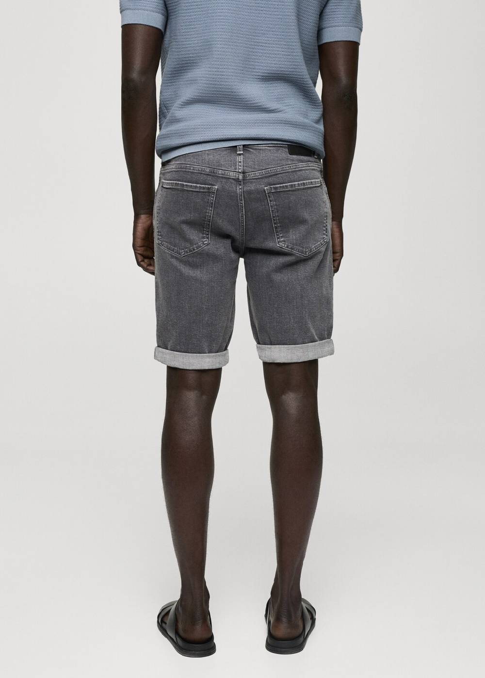 Mango Slim Fit-Jeans-Bermudashorts