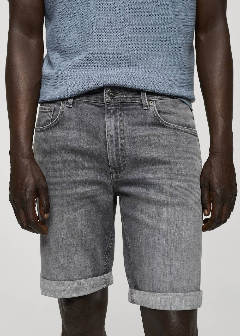 Mango Slim Fit-Jeans-Bermudashorts