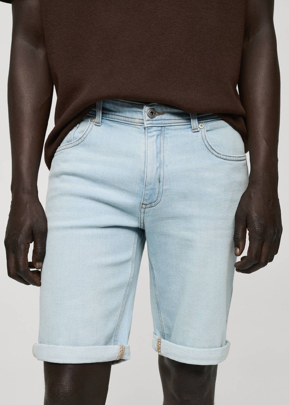Mango Slim Fit-Jeans-Bermudashorts