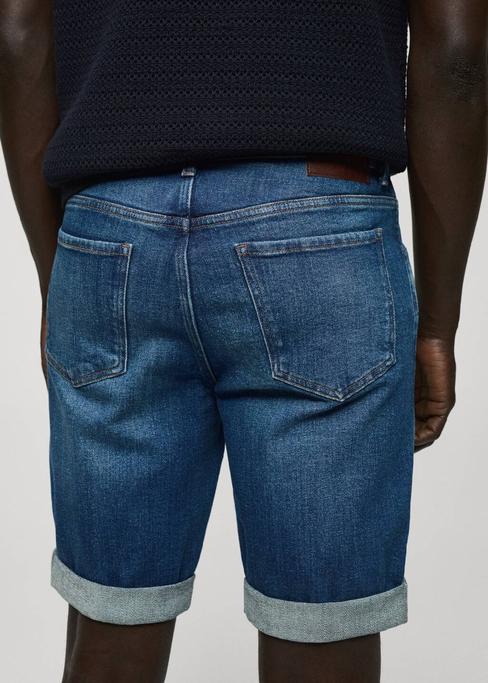 Mango Slim Fit-Jeans-Bermudashorts