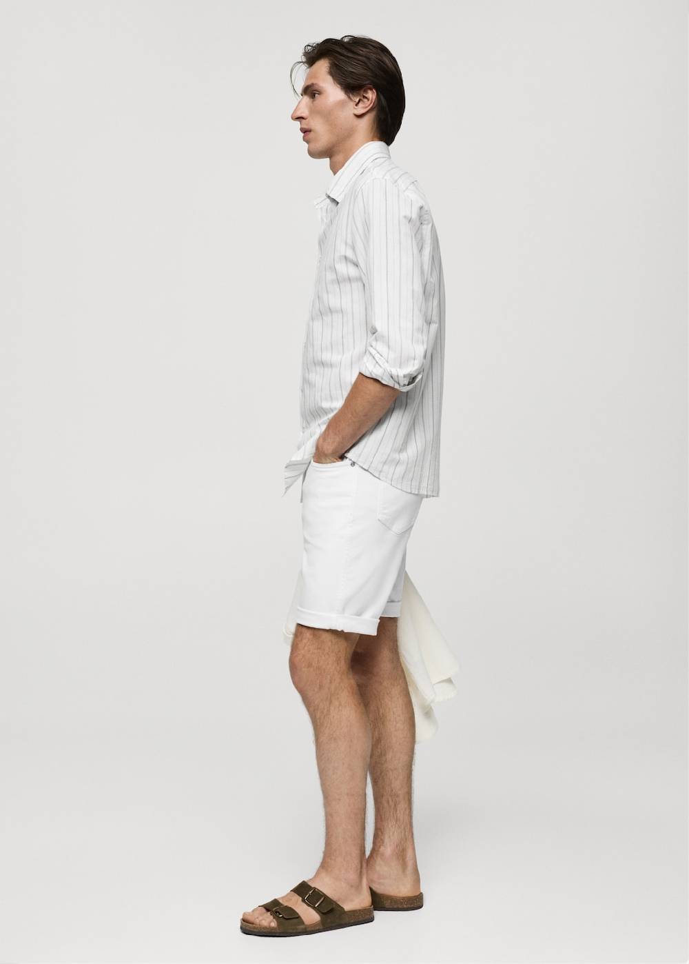 Mango Slim Fit-Jeans-Bermudashorts