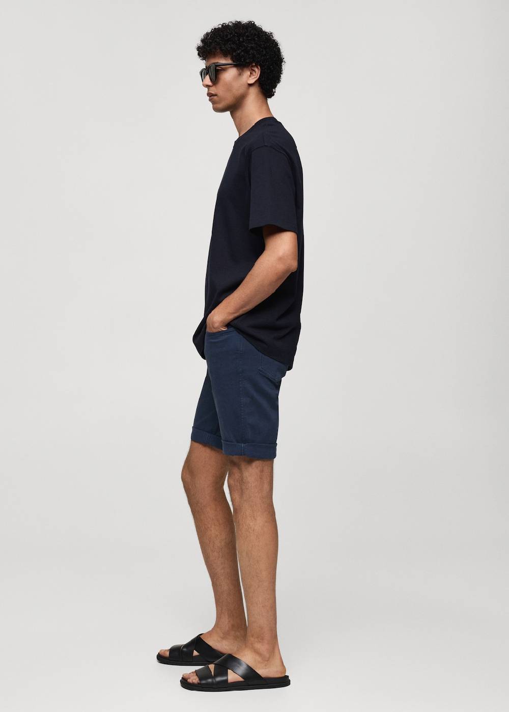 Mango Slim Fit-Jeans-Bermudashorts