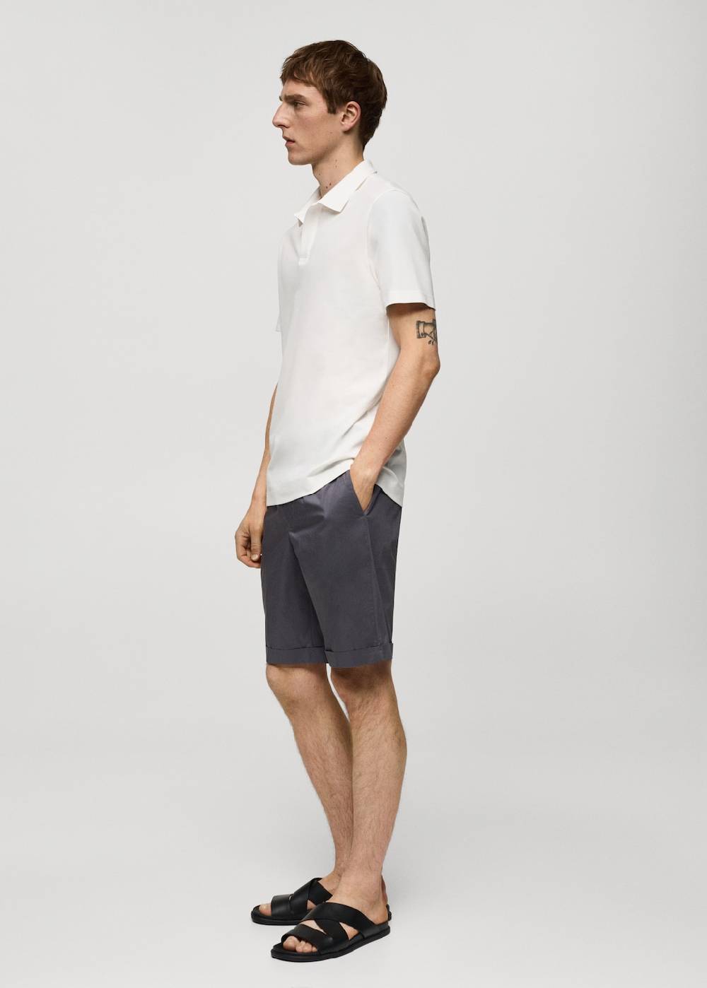 Mango Slim Fit-Poloshirt Aus Baumwoll-Piqué