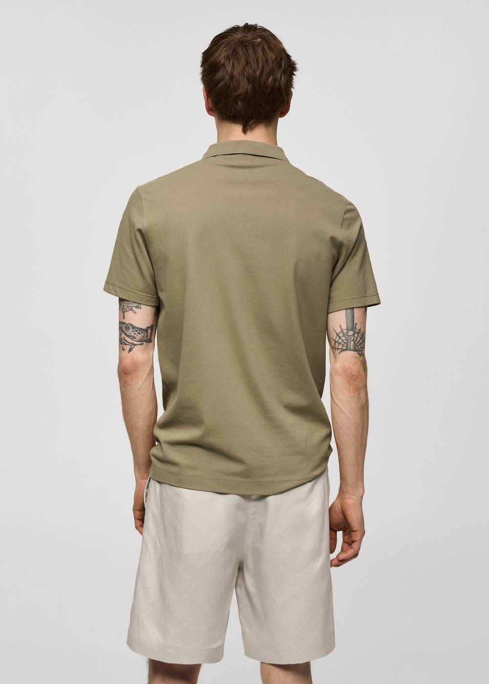 Mango Slim Fit-Poloshirt Aus Baumwoll-Piqué