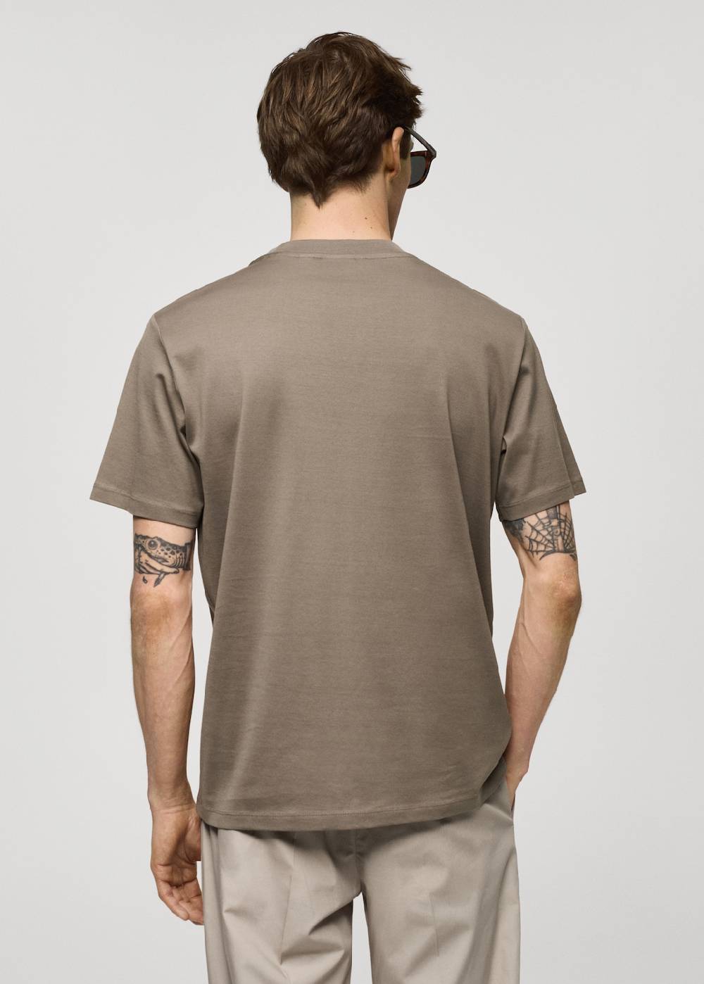 Mango Slim-Fit-T-Shirt Aus 100 % Baumwolle
