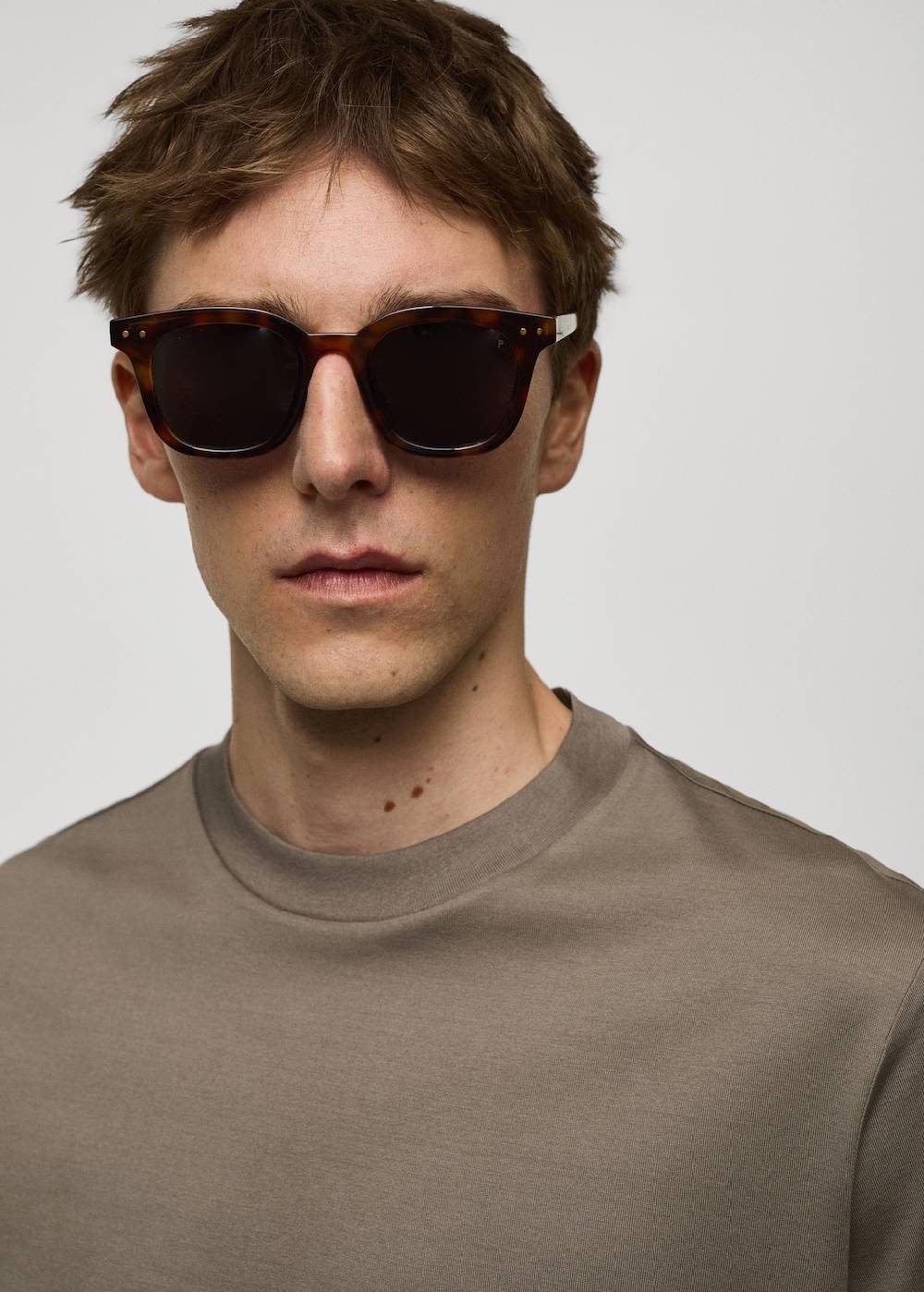 Mango Slim-Fit-T-Shirt Aus 100 % Baumwolle