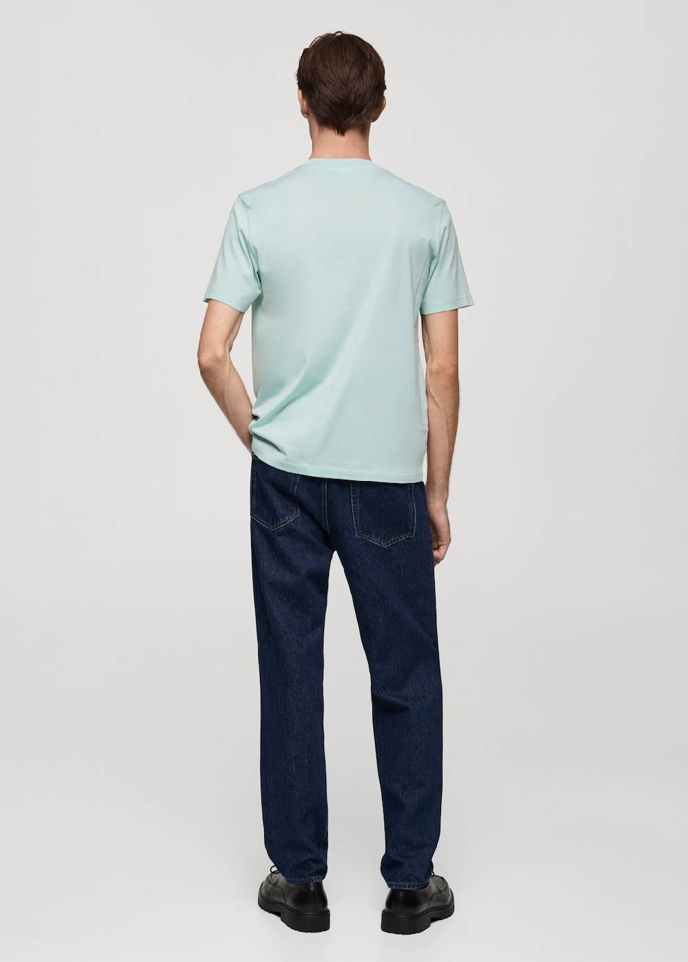 Mango Slim-Fit-T-Shirt Aus 100 % Baumwolle