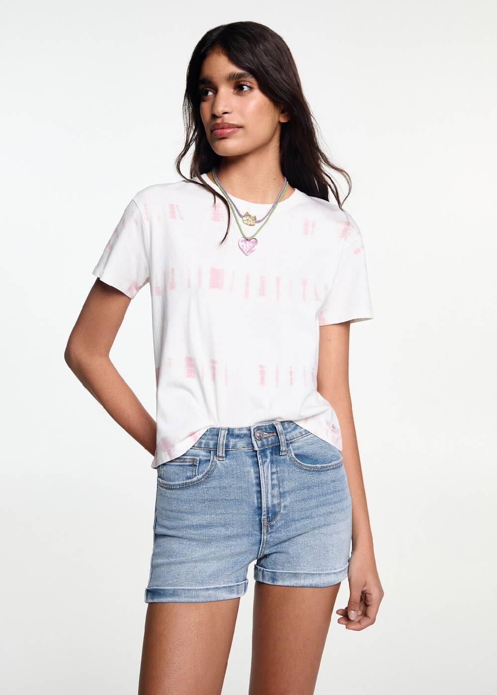 Mango Slim-Jeansshorts