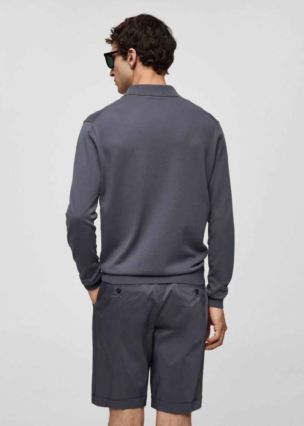 Mango Strick-Poloshirt Aus 100 % Baumwolle