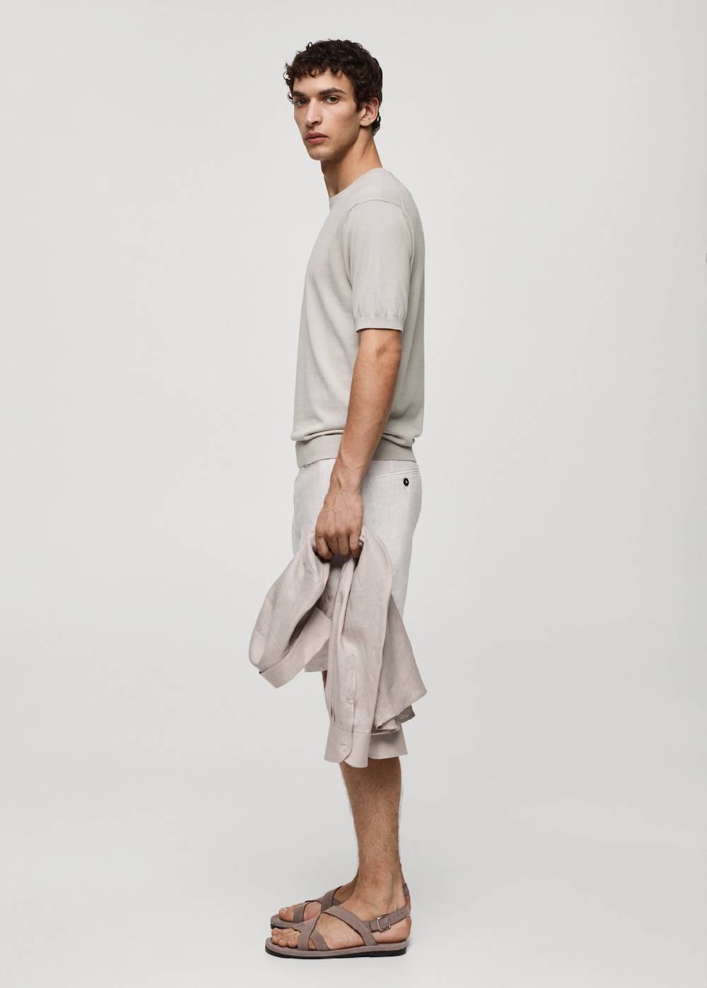 Mango Strick-T-Shirt Aus 100 % Baumwolle