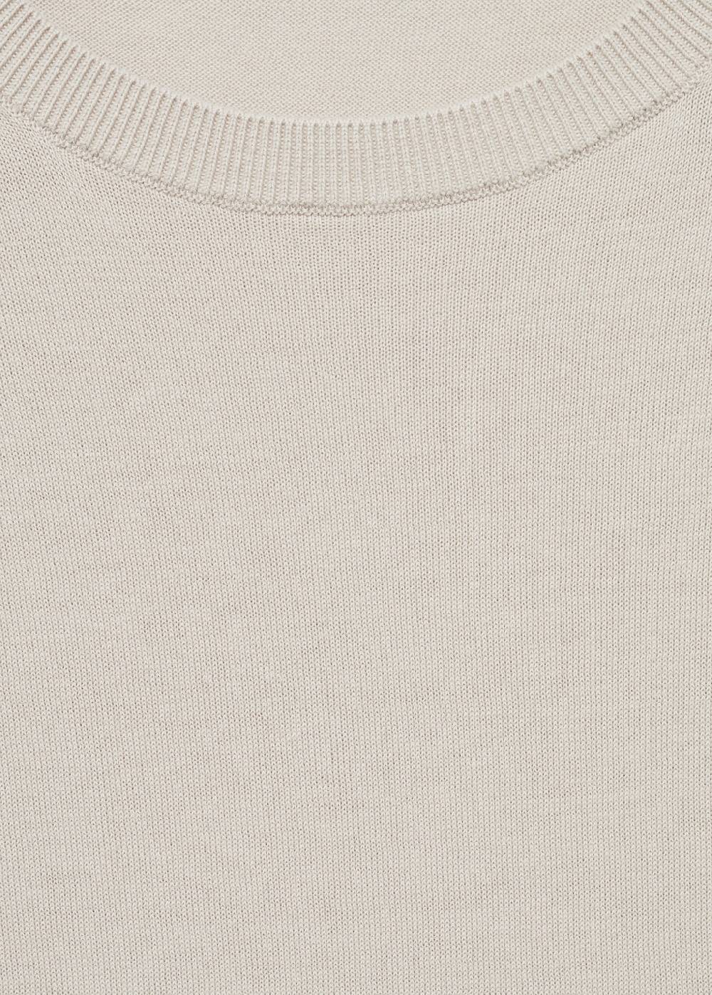 Mango Strick-T-Shirt Aus 100 % Baumwolle