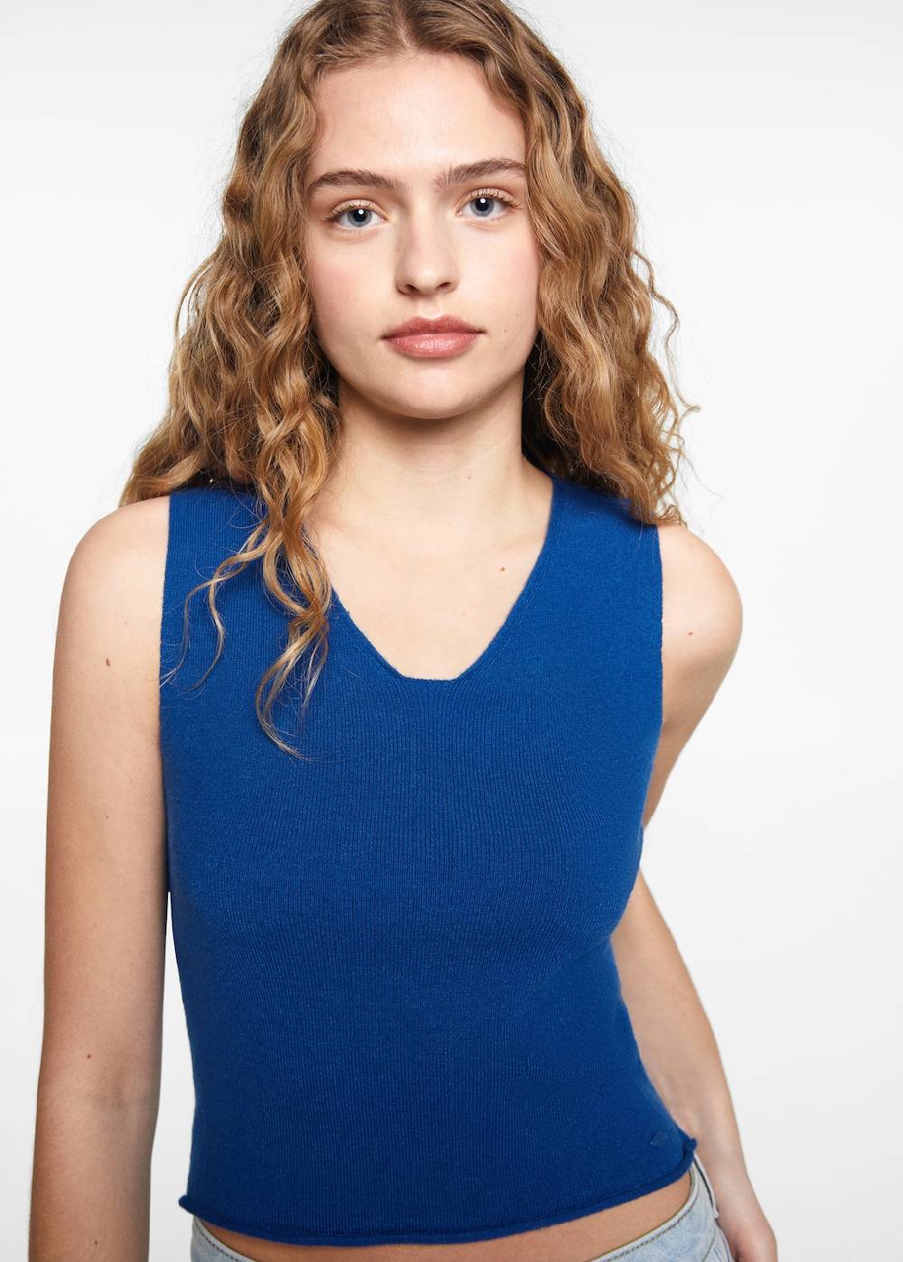 Mango Strick-Trägertop