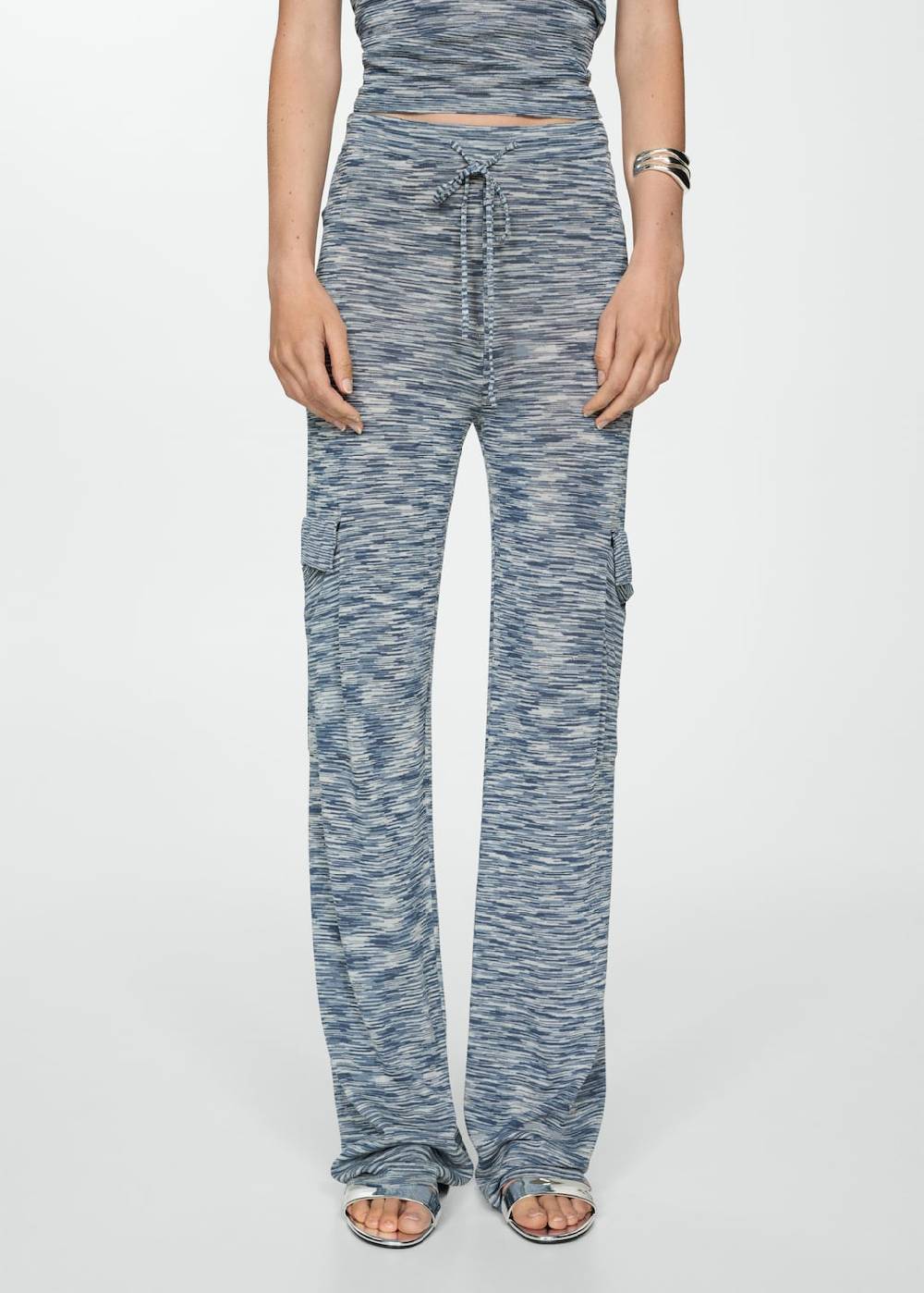 Mango Strickhose mit Cargo-Taschen