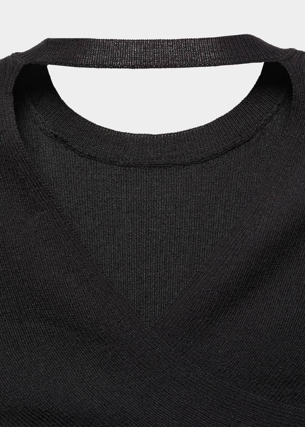 Mango Strickpullover Mit Schlitzen