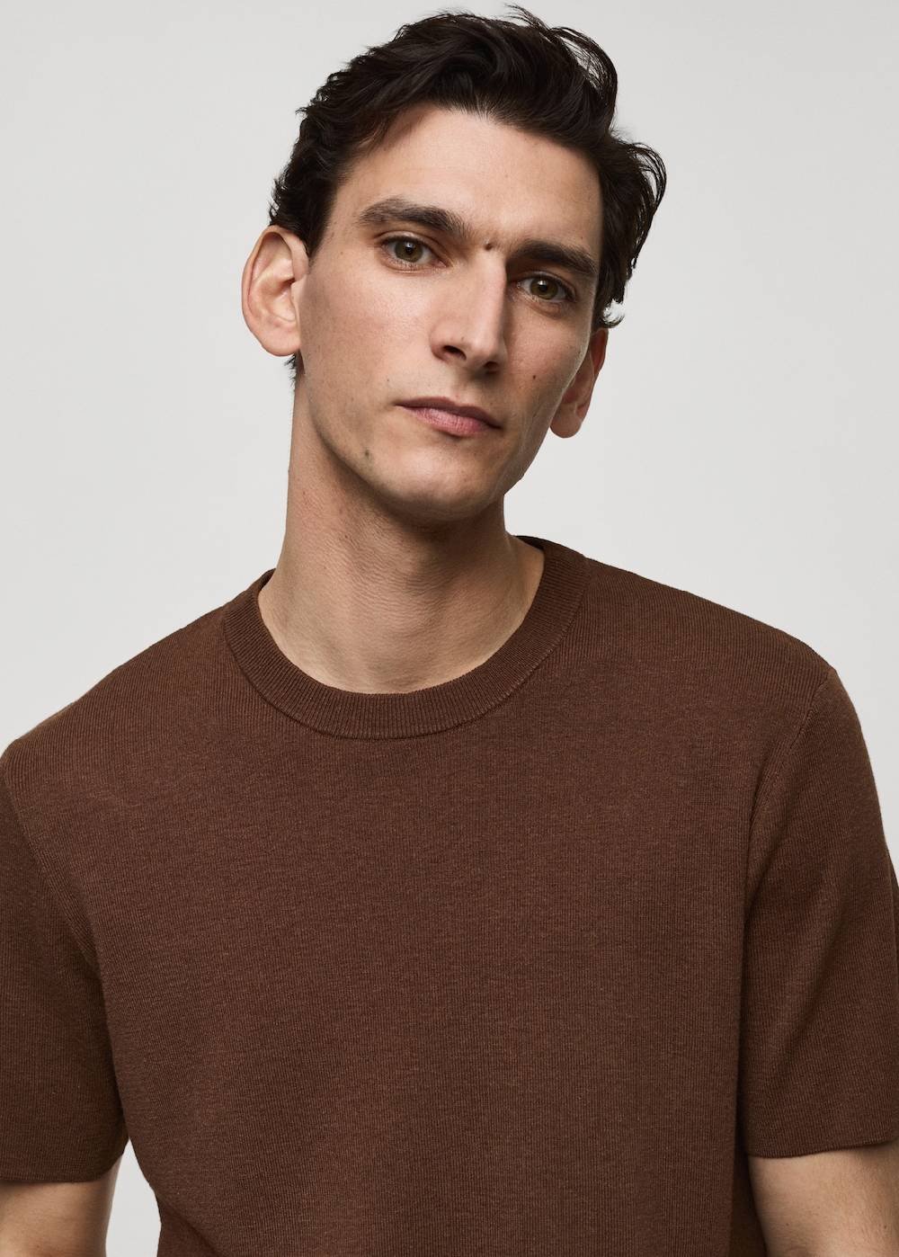 Mango Strickshirt Aus Baumwolle