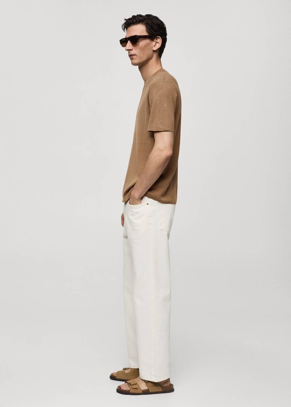 Mango Strickshirt Aus Baumwolle