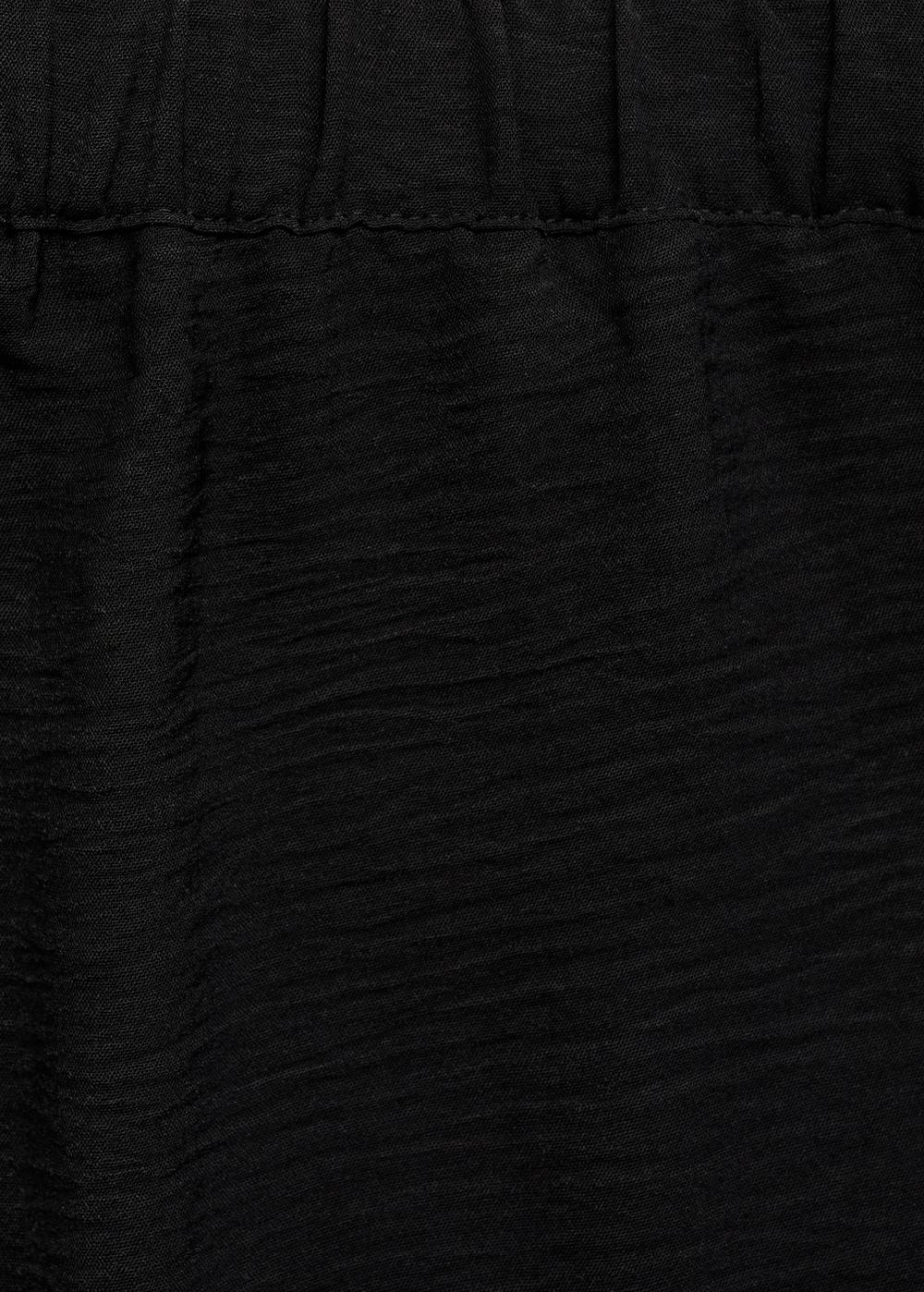 Mango Strukturierte, Fließende Hose