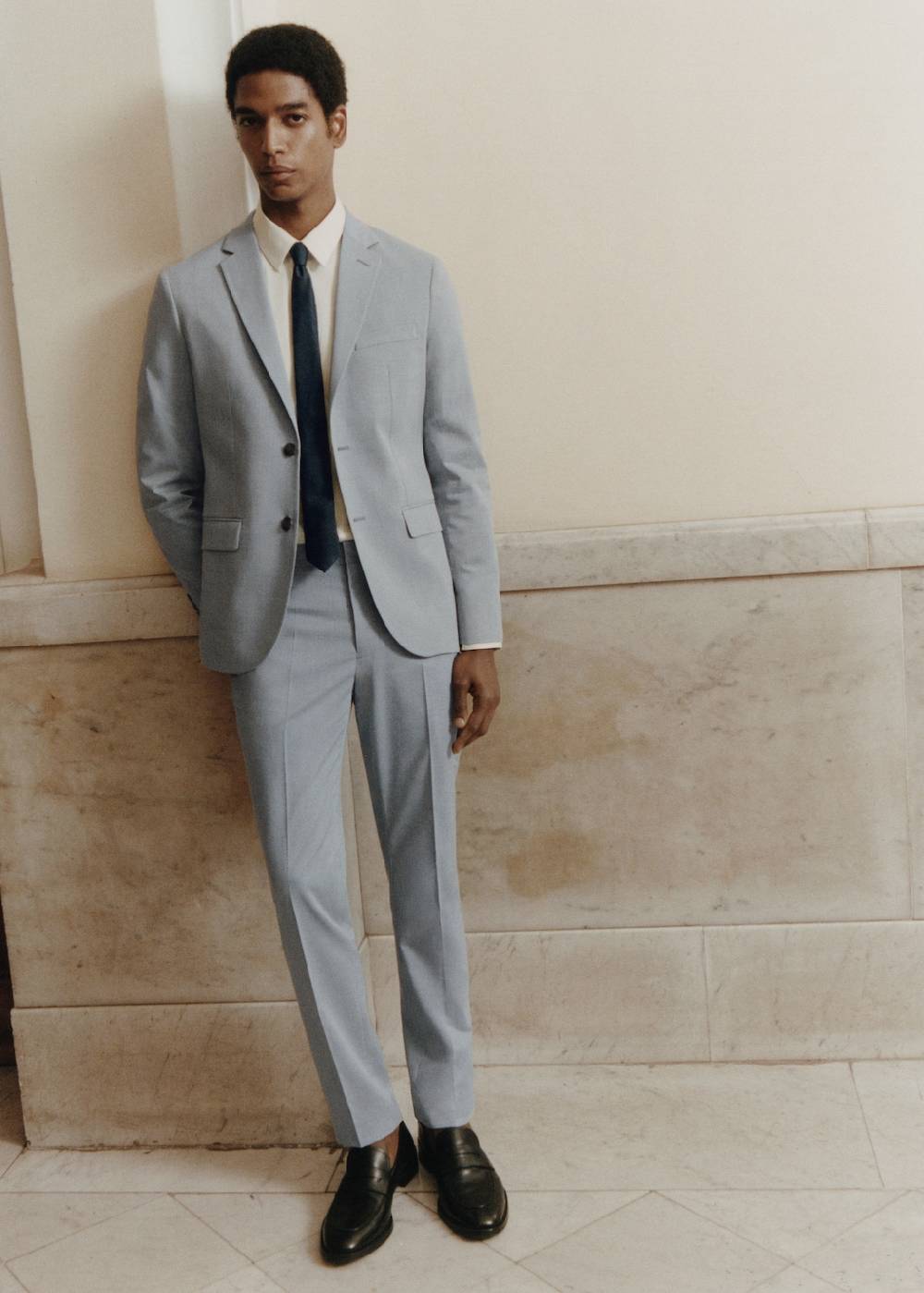 Mango Super Slim Fit-Anzughose Aus Stretchstoff