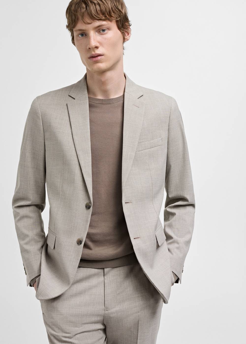 Mango Super Slim Fit-Anzugsakko aus Stretchgewebe