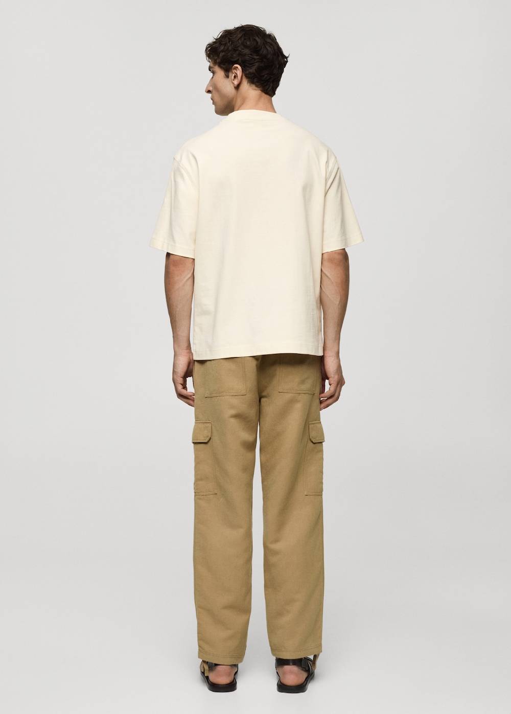 Mango T-Shirt Aus 100 % Baumwolle Mit Tasche