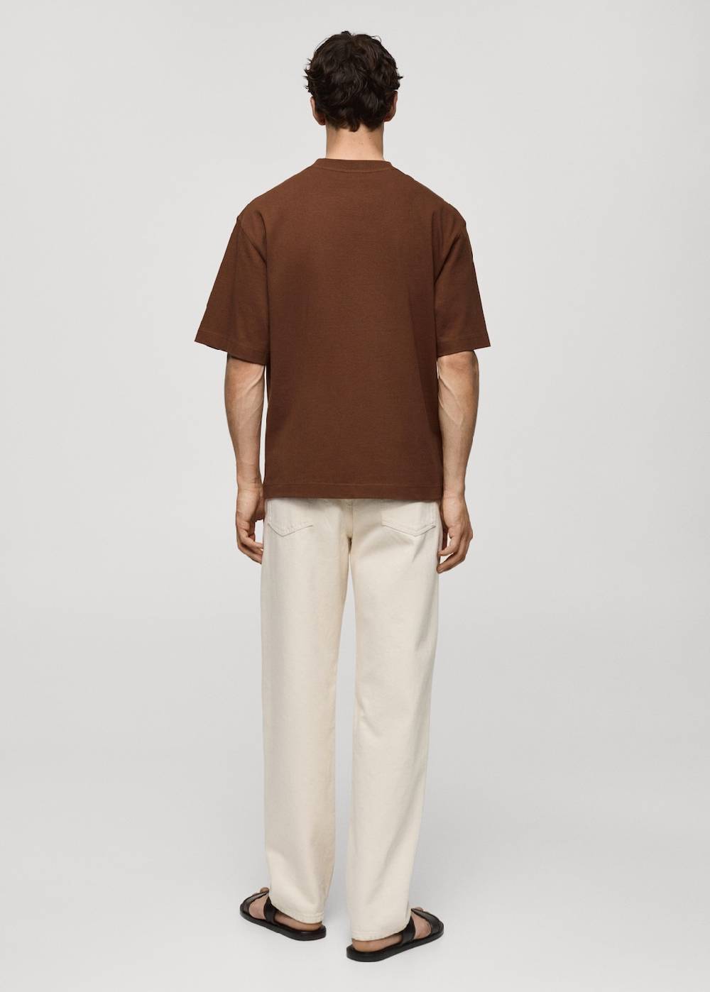 Mango T-Shirt Aus 100 % Baumwolle Mit Tasche