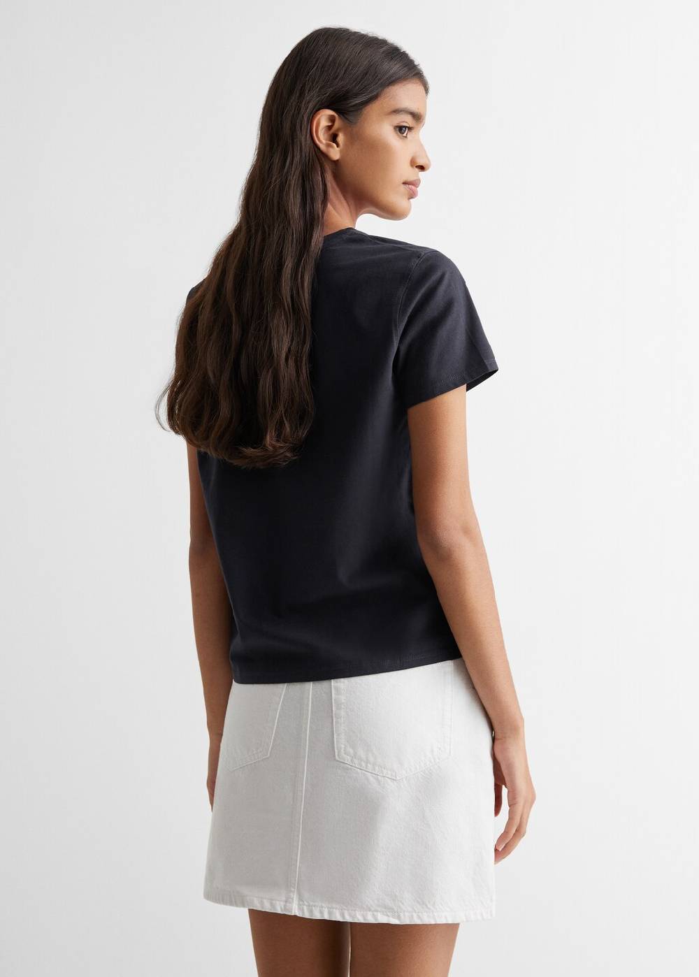 Mango T-Shirt Mit Textaufdruck