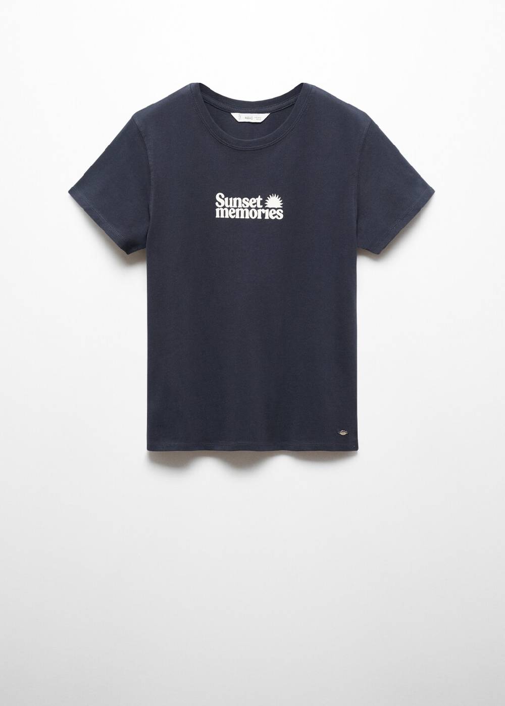 Mango T-Shirt Mit Textaufdruck