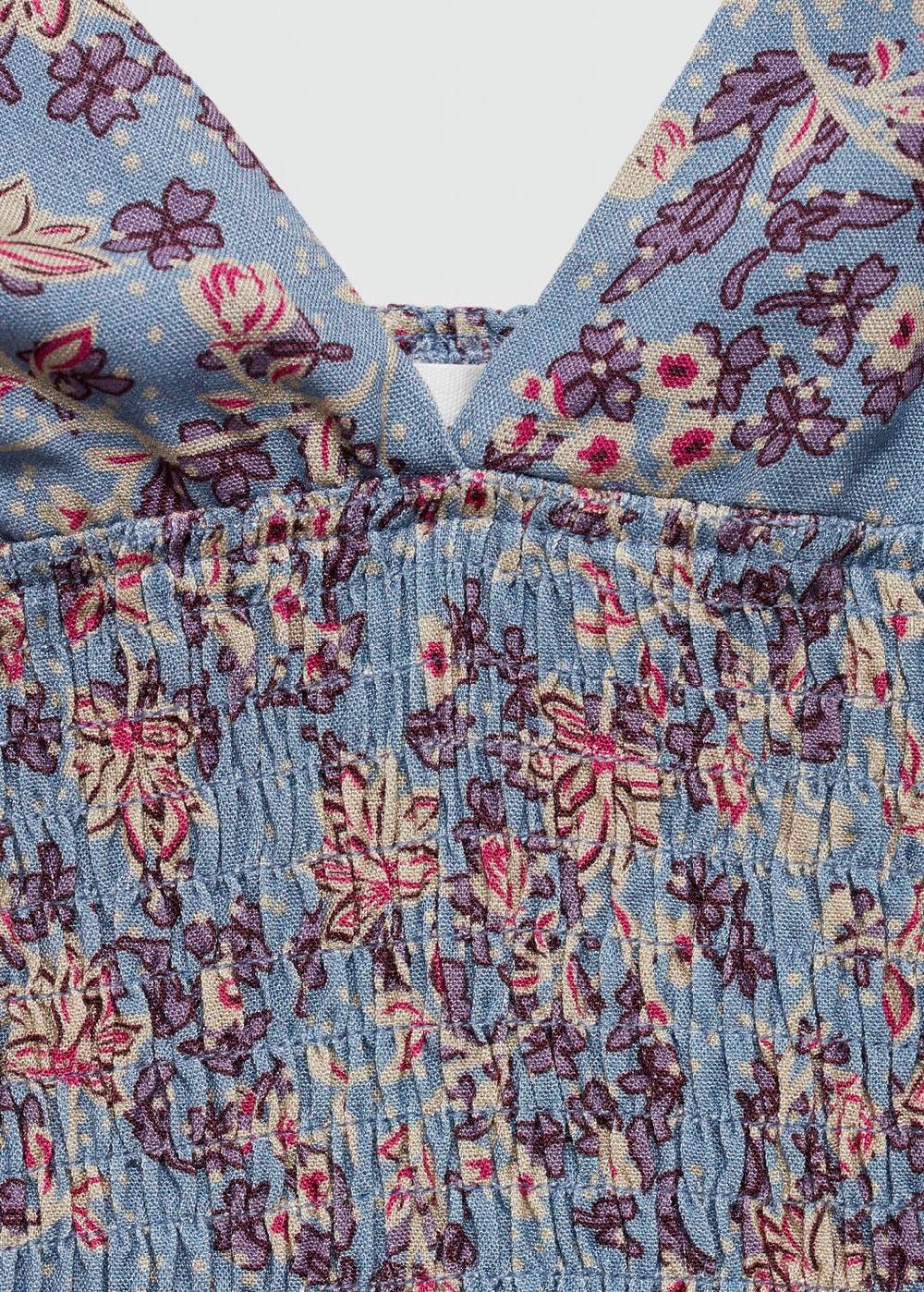 Mango Top Mit Blumenmuster