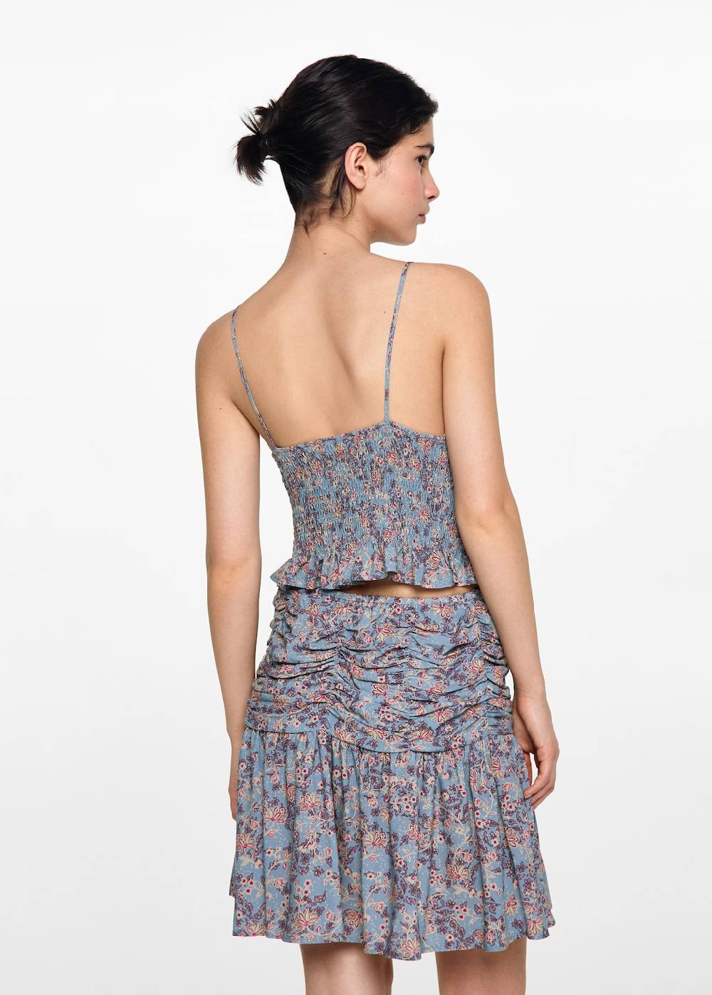 Mango Top Mit Blumenmuster