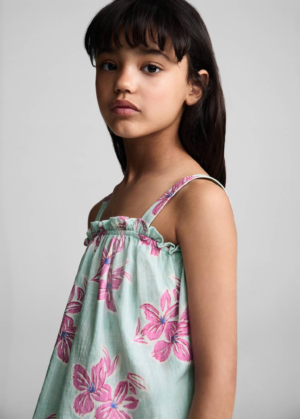 Mango Top Mit Blumenmuster