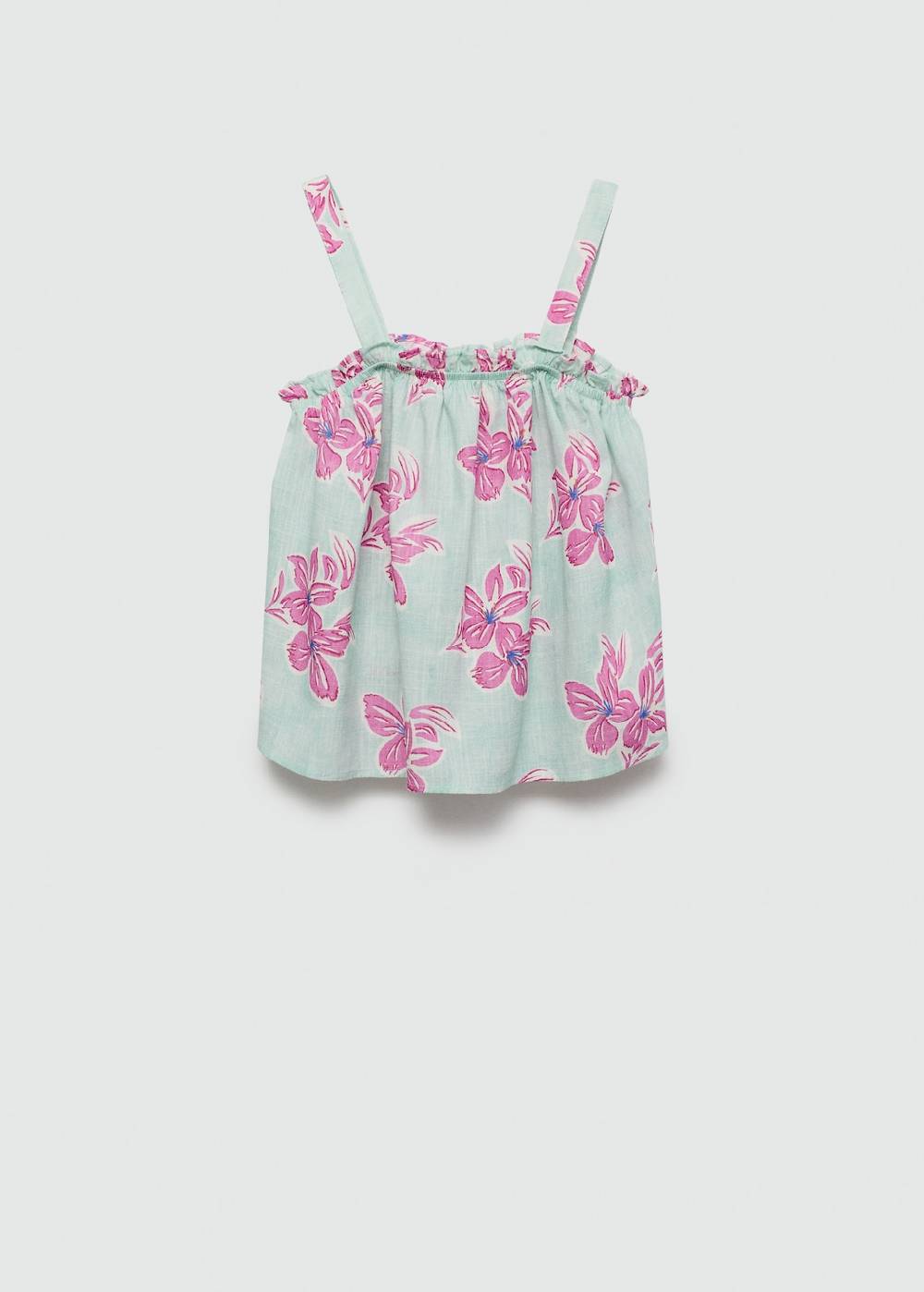 Mango Top Mit Blumenmuster