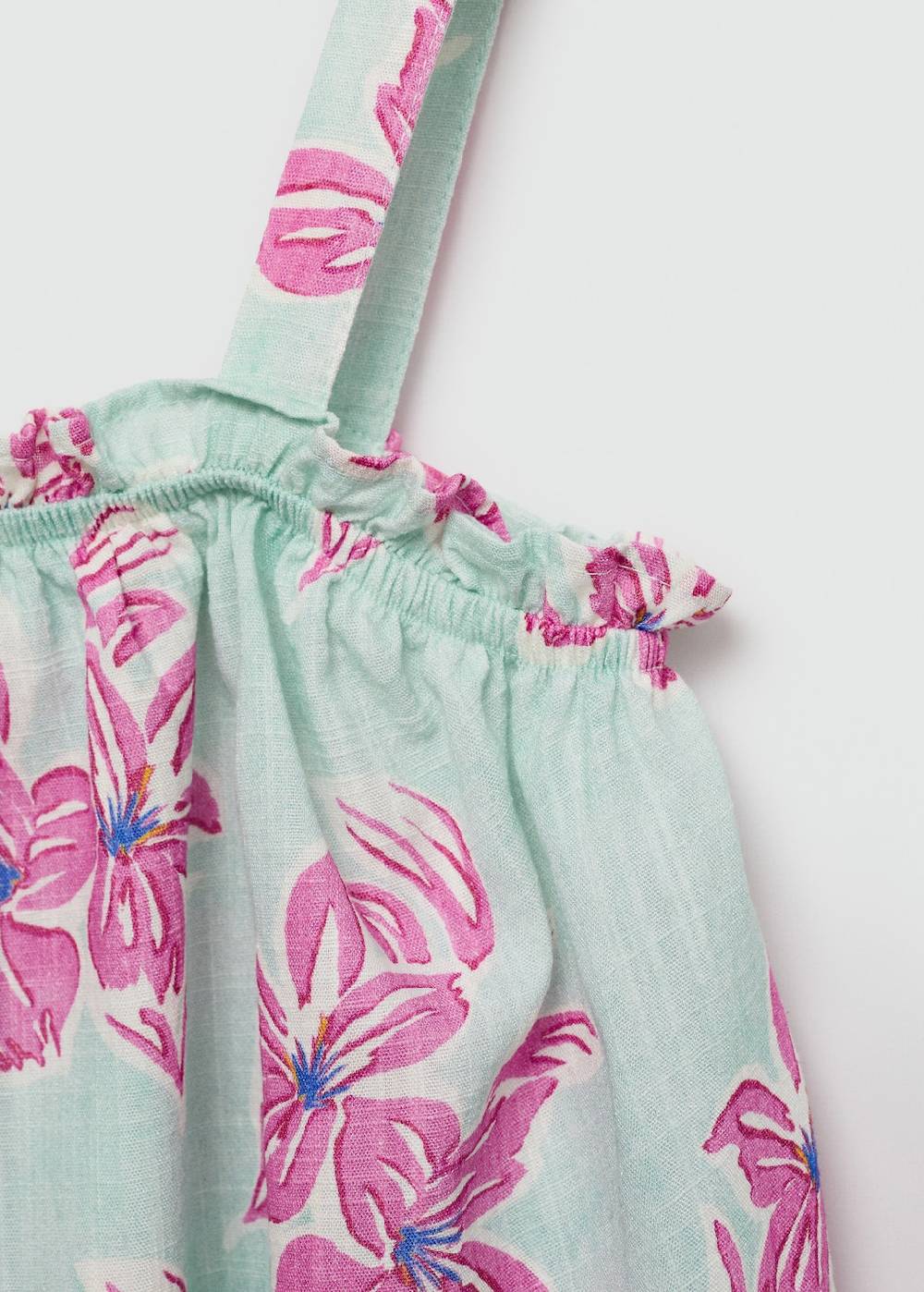 Mango Top Mit Blumenmuster